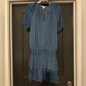 Anthropologie Current Air Blue Dress